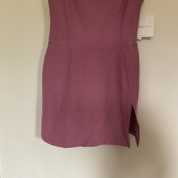 Beyond Yoga Spacedye Court Appeal Mini Dress Pink/Purple Orchid Heather XS - Picture 5 of 14